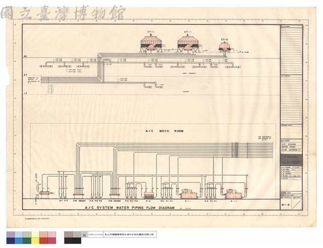 A/C SYSTEM WATER PIPING FLOW DIAGRAM(1)藏品圖，第1張