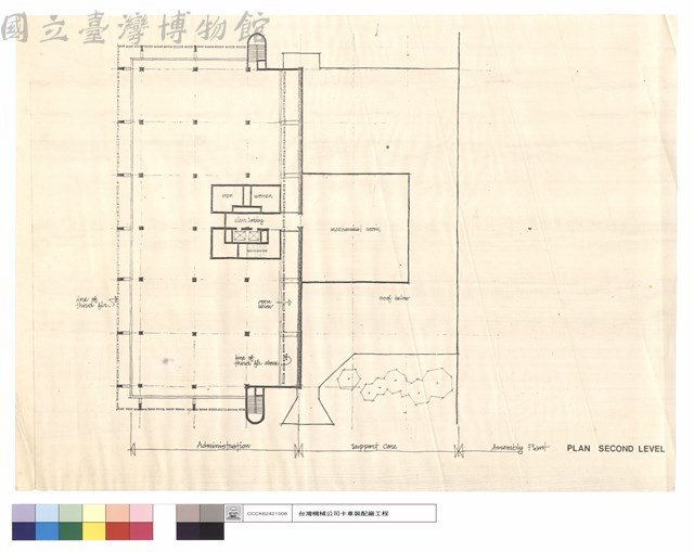 PLAN SECOND LEVEL藏品圖，第1張