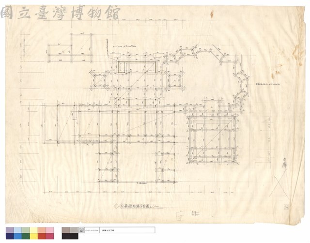 基礎結構平面圖藏品圖，第1張