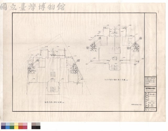 壹至柒層污排水管平面圖藏品圖，第1張