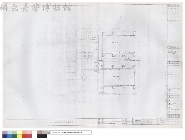 地下一層海龍設置配管平面藏品圖，第1張