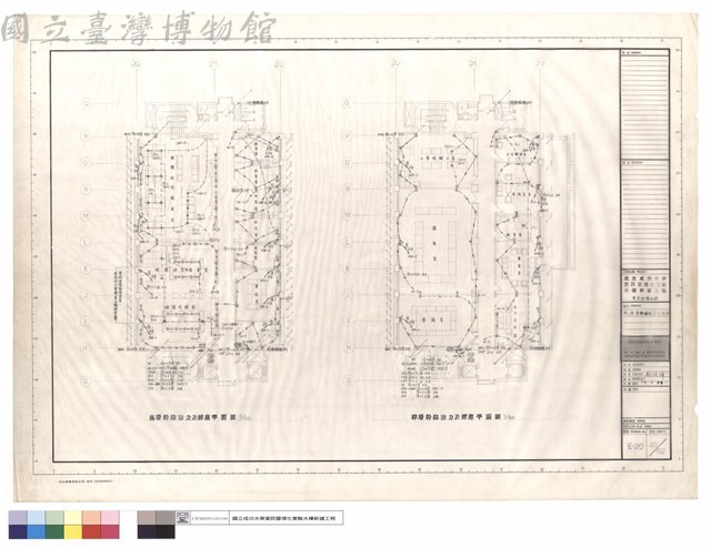 肆,伍層幹線動力平面圖藏品圖，第1張