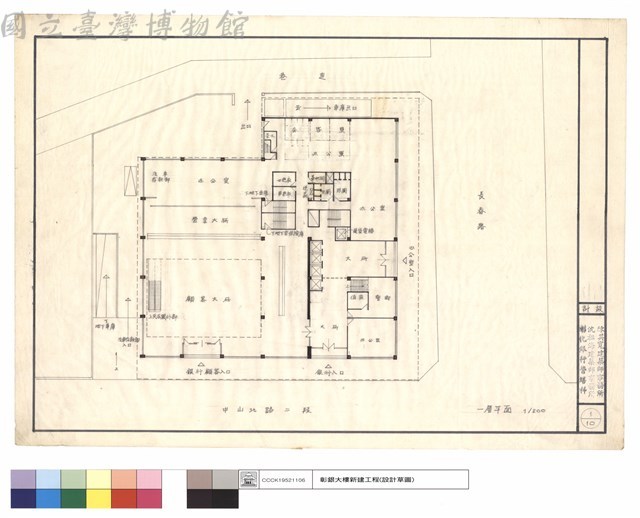 一層平面藏品圖，第1張