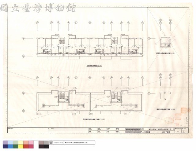 B棟肆層給水平面圖藏品圖，第1張
