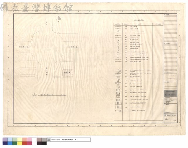PLOT PLAN,LEGEND藏品圖，第1張