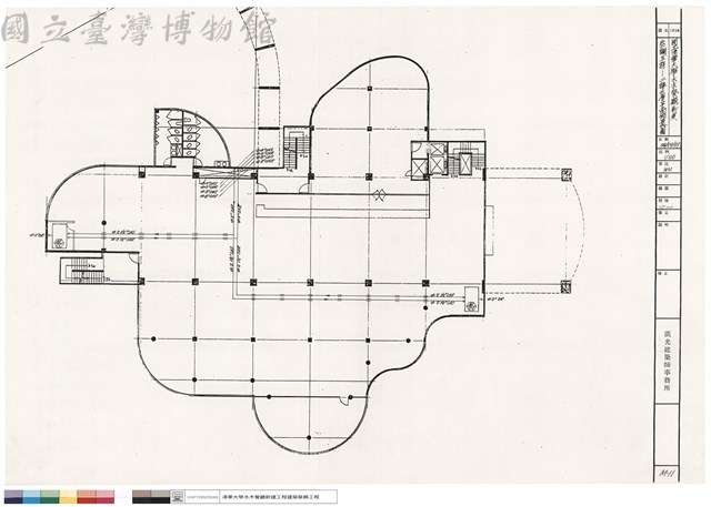 空調工程─二樓水管平面佈置圖藏品圖，第1張