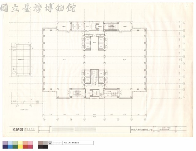 18~21階平面圖(辦公室低層標準層)藏品圖，第1張