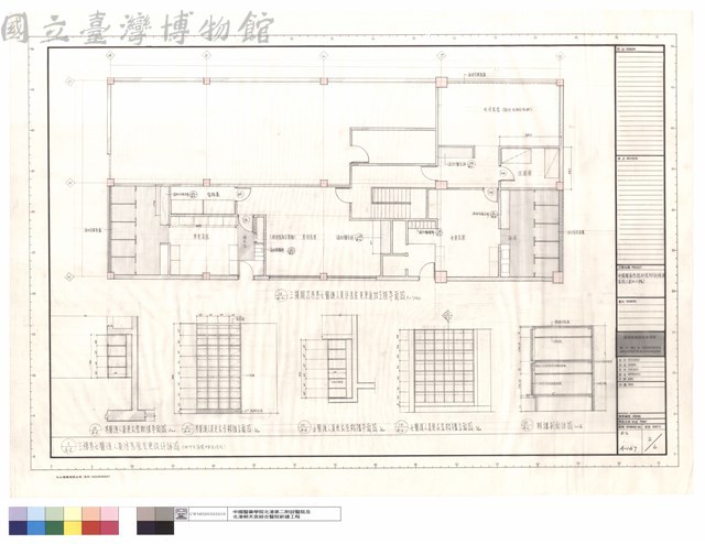 三樓男女醫護人員休息室變更設計詳圖(地坪及隔間中華施工完成)藏品圖，第1張