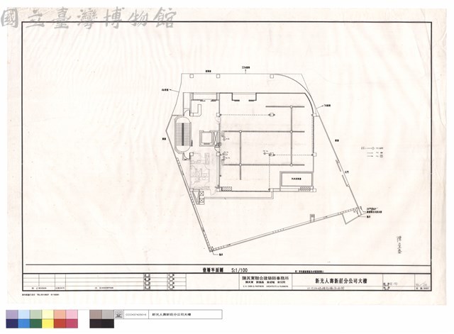 1F地板線槽設備平面圖藏品圖，第1張