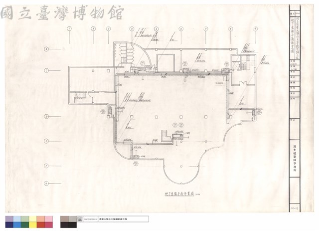 地下壹樓平面佈置圖藏品圖，第1張