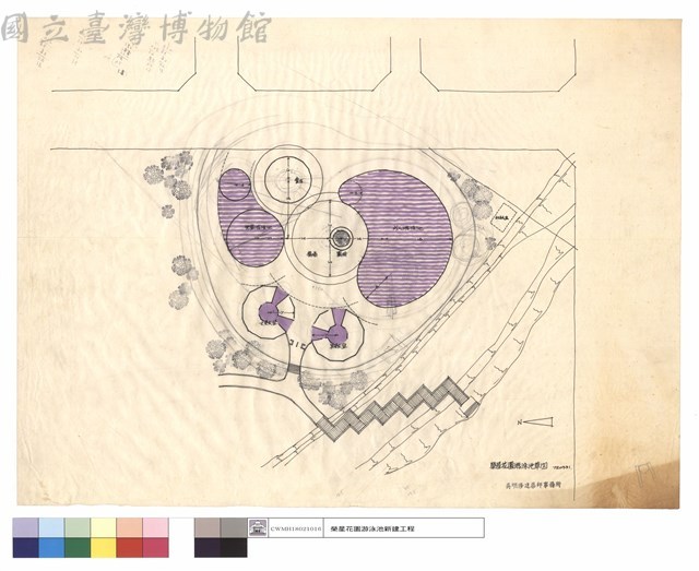 榮星花園游泳池草圖藏品圖，第1張
