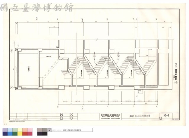 (甲樓梯)樓梯剖面圖藏品圖，第1張