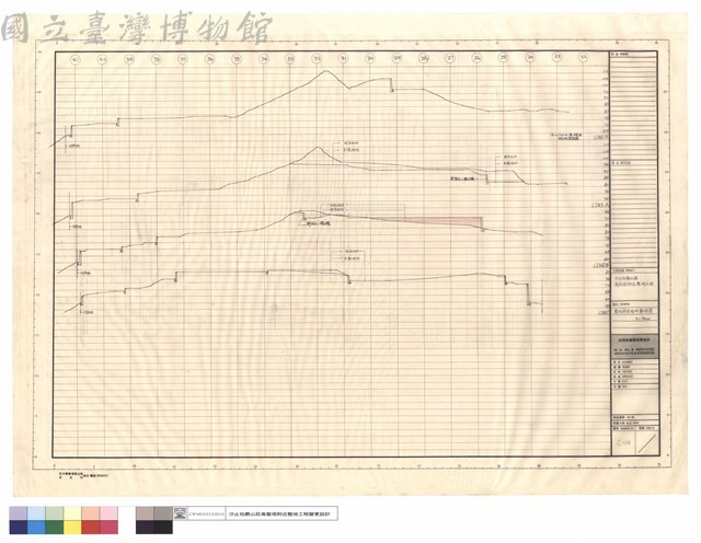 整地前後地形斷面圖藏品圖，第1張