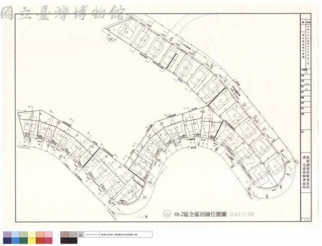 4B-2區全區剖線位置圖藏品圖，第1張