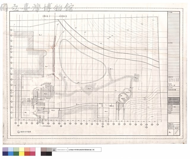 庭園B區平面圖藏品圖，第1張