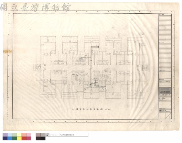 六樓氧氣吸氣平面圖藏品圖，第1張