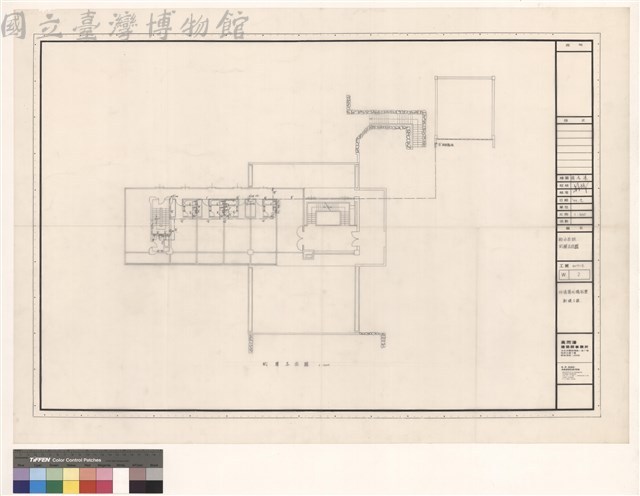 給水系統 貳層平靣圖藏品圖，第1張
