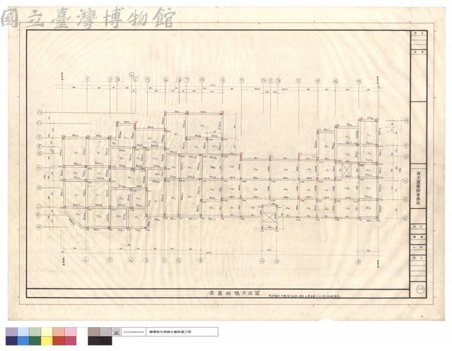 壹層結構平面圖藏品圖，第1張
