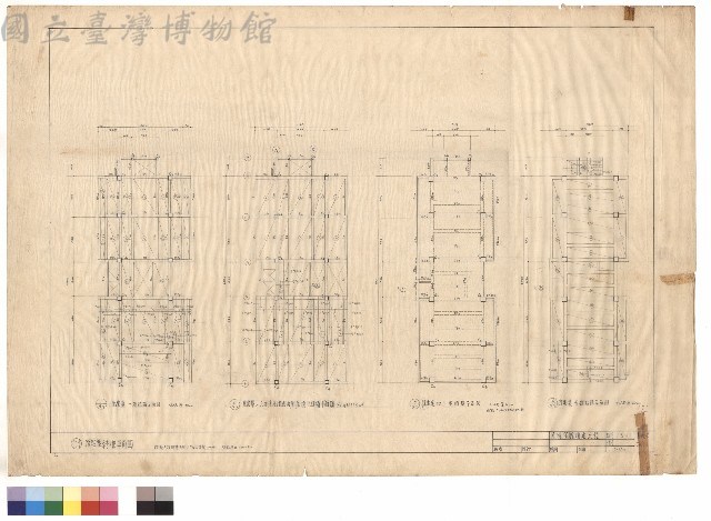 原建築結構平面圖藏品圖，第1張