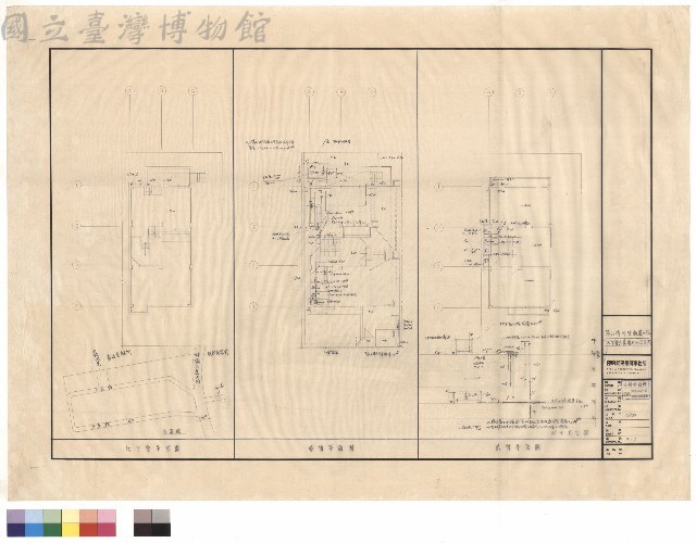 地下層至貳層給水平面圖藏品圖，第1張