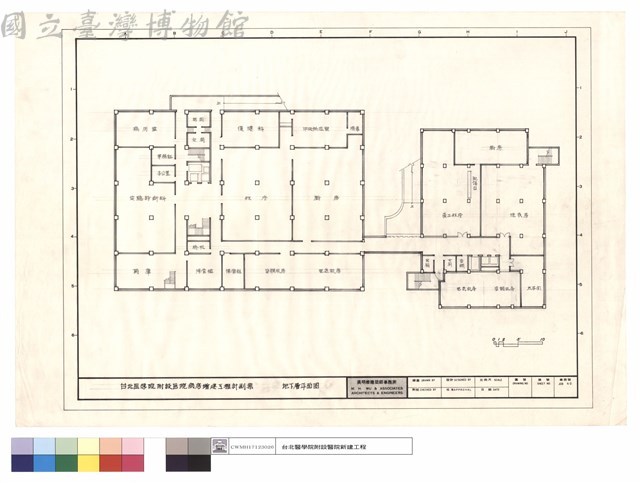 地下層平面圖藏品圖，第1張
