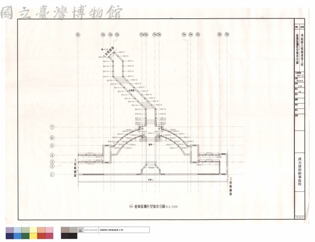 遊廊區欄杆型號索引圖藏品圖，第1張