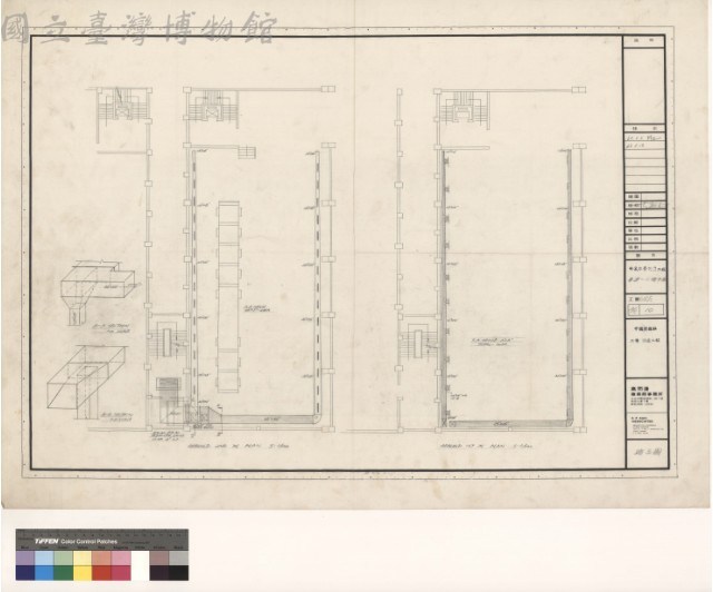 冷氣配管設備工程
重建一,二樓平面藏品圖，第1張