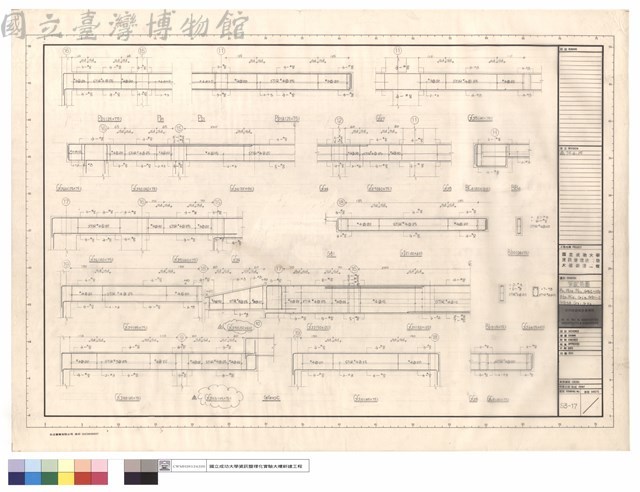 梁配筋圖Pb1,Pb1a,Bb0,GG4~10b,Bb3,BC4,GCB1,GG1~2,GG34,Gg1,Gg2藏品圖，第1張