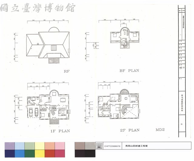 RF、BF PLAN、1F PLAN、2F PLAN MD2藏品圖，第1張