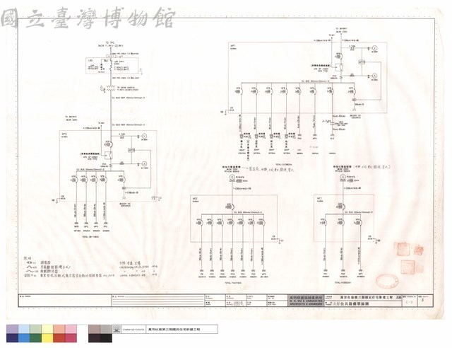 高壓公共設備單線圖藏品圖，第1張
