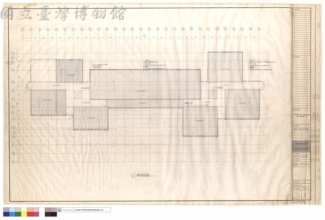 教學大樓屋頂平面圖藏品圖，第1張