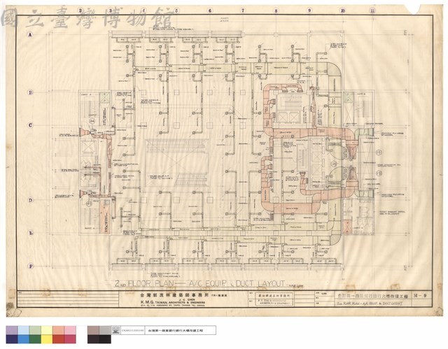 2ND FLOOR PLAN-A/C EQUIP. & DUCT LAYOUT藏品圖，第1張