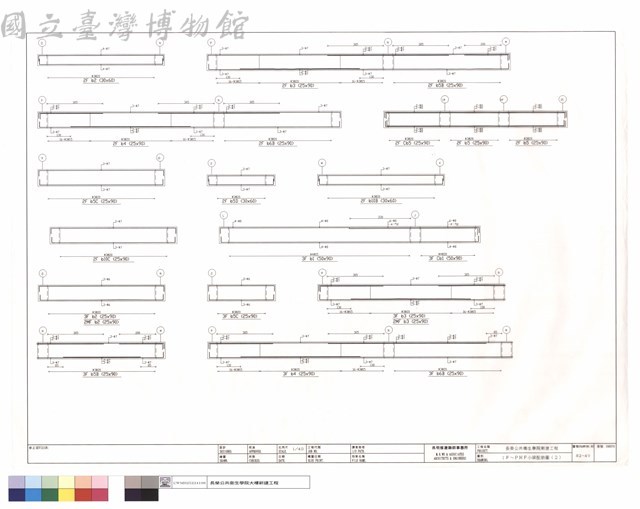 1F~PHF小梁配筋圖(2)藏品圖，第1張