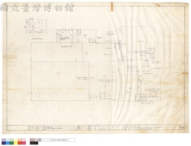 樓層電氣及壹弍層電話配管工程平面圖藏品圖，第1張
