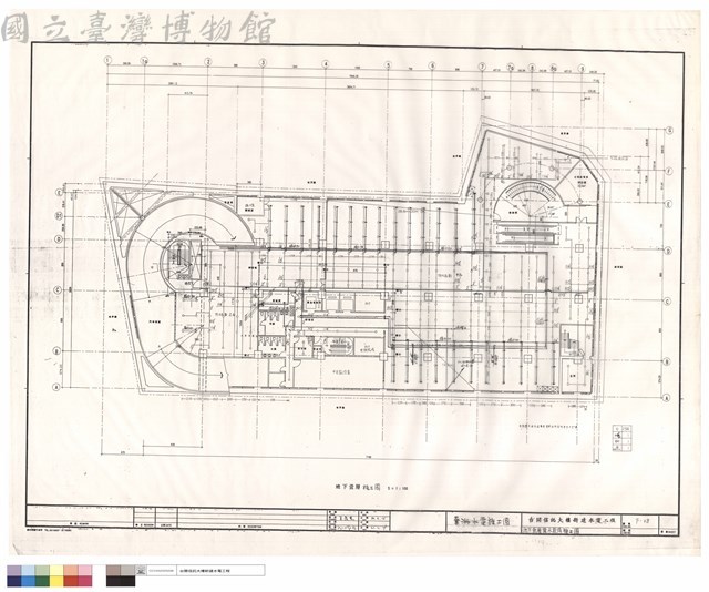 地下壹層泡沫灑水設備施工圖藏品圖，第1張