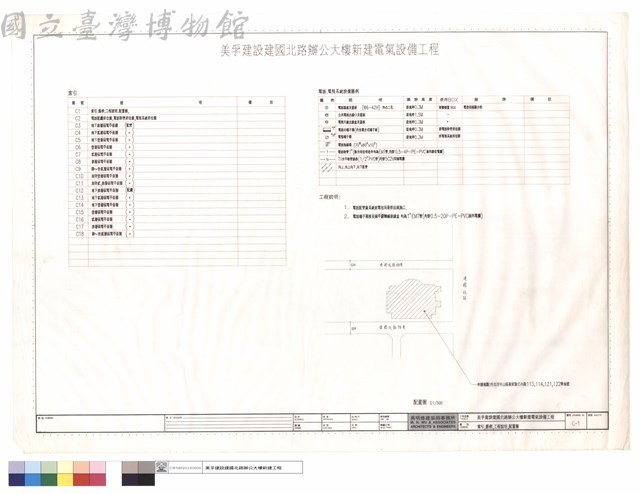 索引、圖例、工程說明、配置圖藏品圖，第1張