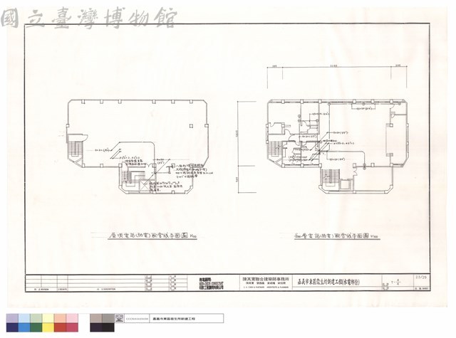 肆層.屋頂電話(弱電)配管線平面圖藏品圖，第1張