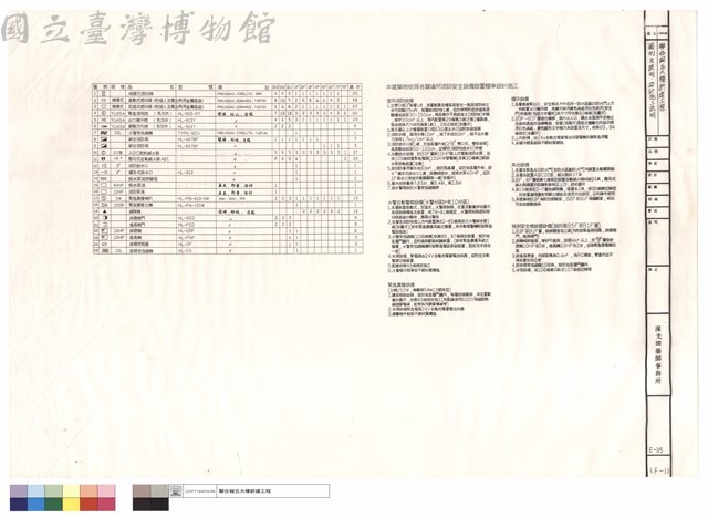 圖例及說明、設計施工說明藏品圖，第1張