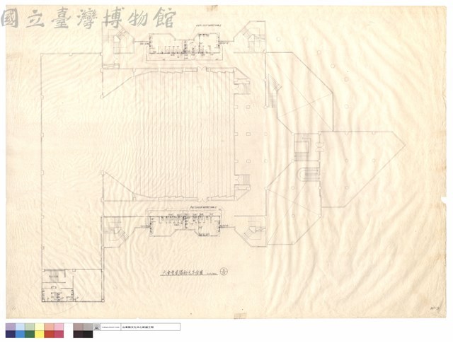 大會堂貳樓給水平面圖藏品圖，第1張