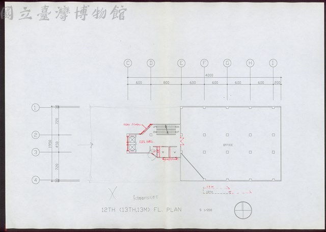 12TH (13TH, 13M) FL. PLAN藏品圖，第1張