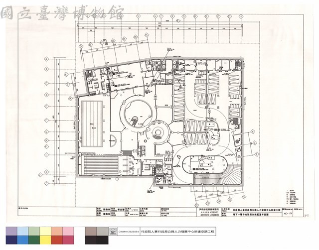 地下一層中央監控系統配置平面圖藏品圖，第1張