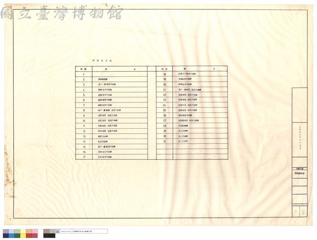 圖號索引表藏品圖，第1張