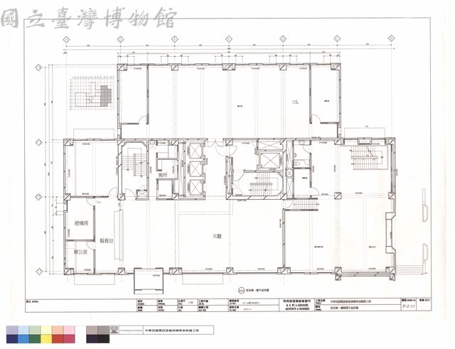 宿舍棟一層隔間平面詳圖藏品圖，第1張