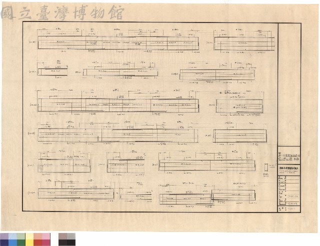 FB1-FB10,FWB,                 FG10-FG13, TG31,TG35 配筋藏品圖，第1張