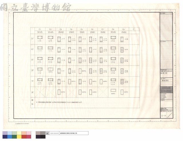 柱配筋圖藏品圖，第1張