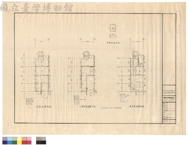 四層-屋頂層結構平面藏品圖，第1張