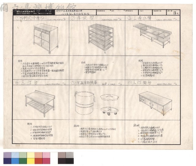 地下室員工餐廳廚房設備藏品圖，第1張
