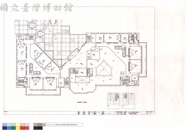 貳層視聽器材平面配置圖藏品圖，第1張
