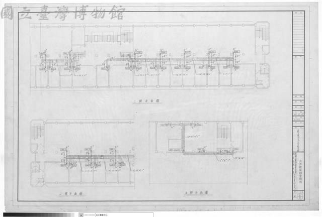 二樓、五樓冷氣水管配置圖藏品圖，第1張