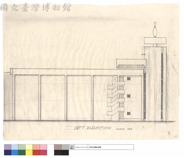 LEFT ELEVATION藏品圖，第1張